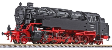 H0 D DDR DR Dampflokomotive BR 84 009, 1E1, Ep.II,  L= 179mm, R= 360mm, etc...........................