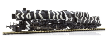 H0 D DR Dampflokomotive BR 42 1486 , 1E, Ep.II, L=268mm, Tarnanstrich, etc.............................................