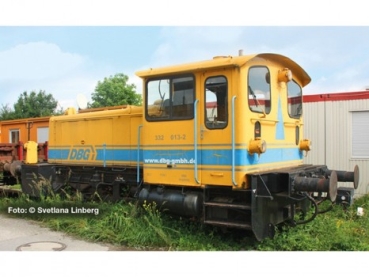 N D DB Diesellokomotive Typ Köf 11, Nr.11 013, 332- 013- 2, L= 49mm, 2A, Ep.V, gelb/ blau, etc.................