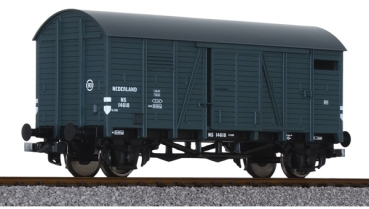 H0 NL NS Güterwagen ged., Oppeln, Nr. S CH= 14 618, 2A, Ep.III, L=102mm, gräulich, etc......