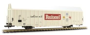 H0 D DB Großraum- Güterwagen Hbbks,  Nr.022 0 100 1, 2A, Ep.IV, L=192mm, " Rockwool ";  etc.....................