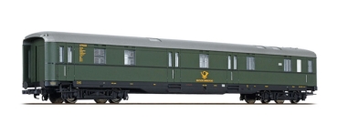 H0 D DB Bahnpostwagen Post4e, Nr.4926 Ffm, 4A, Ep.III, L=257mm, grün, etc...................