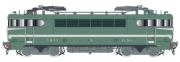 H0 F SNCF Elektrolokomotive BB 9441, 4A, Ep.IIID, Lichtwechsel, R=2, dig., Sound, etc..................................................................