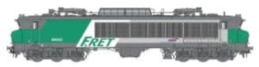 H0 F SNCF Elektrolokomotive CC 6553, 6A, Ep.V- Vi, Lichtwechsel, " FRET ", etc..................................................