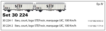 H0 F SNCF Kühlwagen Set 2x, 2A, Ep.IV; STEF, etc................................................................................