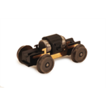 H0 Ersatzteile Halling Mittlauf- Drehgestell Typ ALX,  Achsabstand 21mm, Raddurchmesser 8mm, ohne Motor, Gewichte anstatt Motor, 12V, keine Haftreifen, etc..................