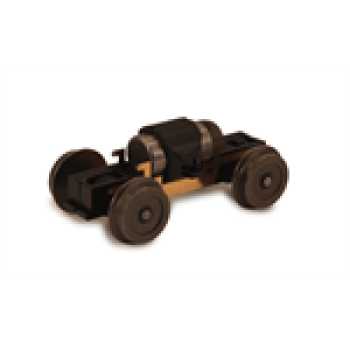 H0 Ersatzteile Halling Mittlauf- Drehgestell Typ ALX,  Achsabstand 23mm, Raddurchmesser angeben, ohne Motor, Gewichte anstatt Motor, 12V, keine Haftreifen, etc..................