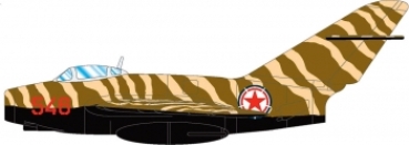 1: 102 Flugzeug MIG 15, new Version