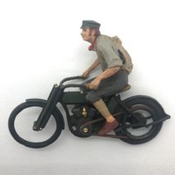 I Epoche 1 Motorrad mit Figur 1teilig, bemalt , etc.....................................................................Preisabfrage