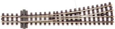 Ne Gleis Weiche links, L= 110mm, Abzweigwinkel 12,5°, etc...............................................................................