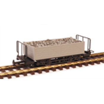 H0 Straßenbahn Güterwagen, grau mit schwarzen Fahrwerk, etc..................................
