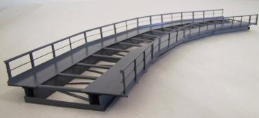 H0 R12- 60  Kurvenelement, 2gleisig, R= 360mm/ 437mm, 60, grau, etc...................................................