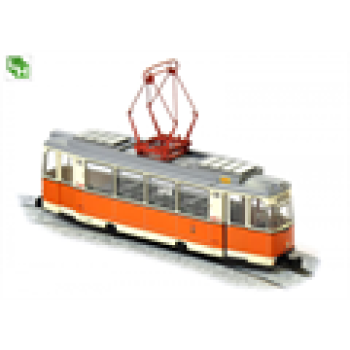 H0 Deutschland Straßenbahn Reko Triebwagen BVG Berlin, ER Nr. 217 267- 1, orange, mit Antrieb, L= 12mm, R= 180mm, 12V, Motor 1, Achsen stromf. 1, Achsen angetr. 1, etc.................................