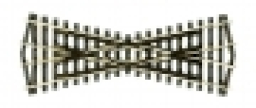 N Gleis Code 80, Kreuzung, 187mm, 25°, Holzschwelle, etc.......................................................................
