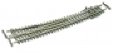 N Gleis Code 55, Bogenweiche rechts, Holzschwelle, 160mm,  R 914mm, R 457mm, 10°, Herzstück, etc.............................................................