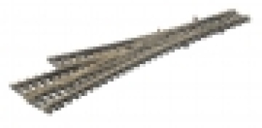 N Gleis Code 55, Weiche 3 Wege, Holzschwelle, 153mm, R 457mm, 10°, etc...................................................................................