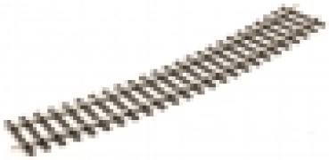 0 Bahnausstattung Gleis gebogen, Radius 1028mm, 1/ 16, Code 124 Breitkopf