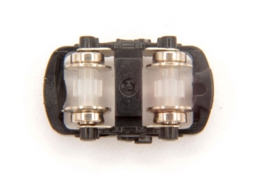 T Ersatzteile Drehgestell mit Antriebsachsen, schwarz, 10x 6x 4mm, Achsabstand 5mm, geschlossen, etc.....................................................................