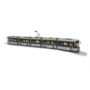 H0 Belgien Brüssel Flexity Brüssel, 5teilig, mit Antrieb, NEM 652, L= 348mm, R= 200, 12V, Motor 1, etc...................................
