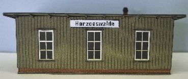 H0e Gebäude Bahnhofsgebäude Herzogswalde Ep.I- IV,