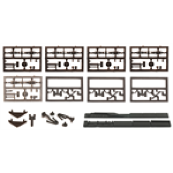 H0e Halling Zurüstteile Kompletter Zurüstsatz für 5090 mit runden Scheinwerfer, etc....................................