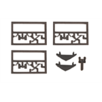 H0e Halling Zurüstteile Fahrerstand Zurüstsatz für 5090, etc..............................