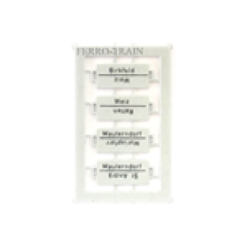 H0 Halling Tafeln Tafeln Zuglaufschilder " Schmalspurbahn Feistritztalbahn ", Satz 1x 4St., etc................