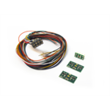 H0 Ersatzteile Halling Licht und Elektronik Nachrüstset Variobahn Licht, NEM 652, Schnittstelle, Lichtplatine weiß- rot, Decodersteckplatz 8pol., Brückenstecker analog, Kabel, 15x 8x 2mm, etc.................