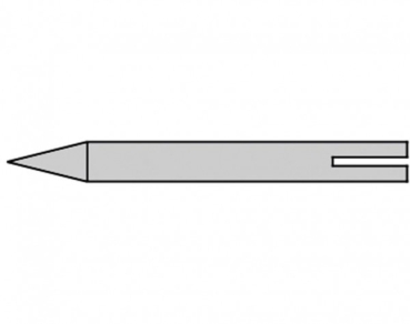 Werkzeug Lötspitzen & Zubehör Ersatzlötspitze, für ST081,  2mm, Bleistiftform, SMD, long.,  etc..........................................................................