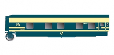 H0 E RENFE Wagen Trenhotel Talgo Schlafwagen, 1A, Ep.IV,  blau beige