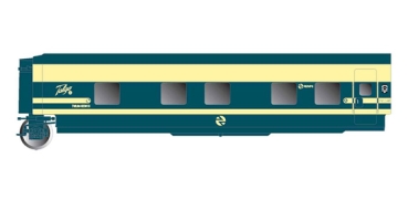 H0 E RENFE Wagen Trenhotel Talgo Schlafwagen, 1A, Ep.IV,  blau beige