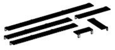 H0 Piko Ersatzteile D DB Elektrolokomotive E410 001, 4A, Ep.III, blau, Dachlaufroste, etc..................