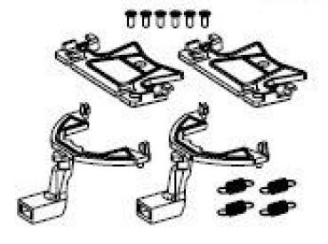 H0 Piko Ersatzteile D DB Elektrolokomotive E410 001, 4A, Ep.III, blau, Kupplung, Abdeckung, Feder, etc...................