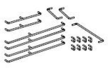 H0 Piko Ersatzteile A ÖBB Elektrolokomotive Rh1067.01, 3A, Ep.IV, grün, Handläufe, Handgriffe, etc................