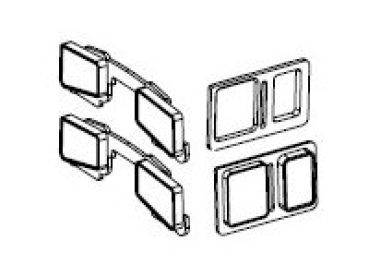 H0 Piko Ersatzteile A ÖBB Elektrolokomotive Rh1067.01, 3A, Ep.IV, grün, Führerhaus Fenster, etc..................