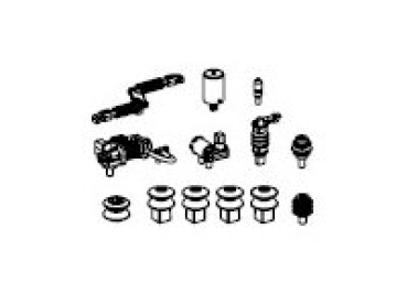 H0 Piko Ersatzteile A ÖBB Elektrolokomotive Rh1067.01, 3A, Ep.IV, grün, Isolatoren, Antenne, Pfeife, Hebel, etc................