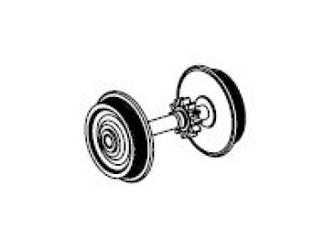 H0 Piko Ersatzteile A ÖBB Elektrolokomotive Rh1067.01, 3A, Ep.IV, grün, Radsatz mit Haftreifen St.1, etc................