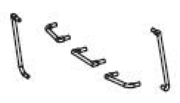 H0 Piko Ersatzteile PRI Elektrolokomotive Vectron BR 383, Handstangen, teilig 5, etc..............................................................