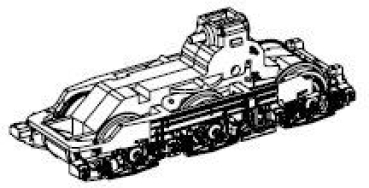 H0 Piko Ersatzteile D DB Elektrolokomotive BR 151 005- 0, 6A, Ep.IV, grün, Getriebe 1 komplett AC, etc.............................