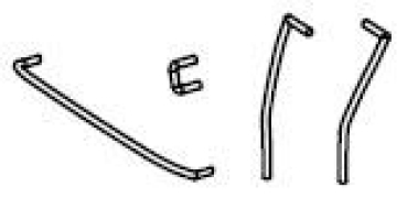 H0 Piko Ersatzteile PRI Elektrolokomotive BR 388, 4A, Ep.VI, Handstangen, etc.....................