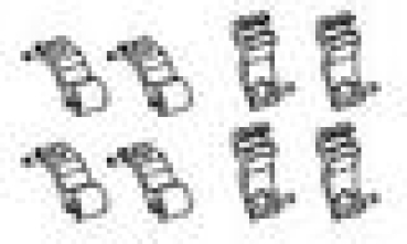 H0 Ersatzteile Hebel ISO Zapfen rechts/ links St.8x, etc............................................................