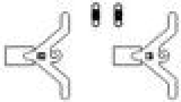 H0 Ersatzteile Kupplungsdeichsel mit Zugfeder, St.2x, etc..........................................................