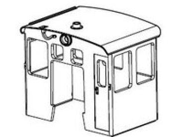 G Piko Ersatzteile Batteriebetrieb Diesellokomotive Führerhaus mit Dach, etc..............................................................