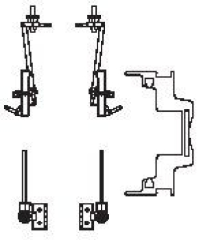 G Piko Ersatzteile D DB Dampflokomotive BR 80 Steuerung 2, etc.....................................................