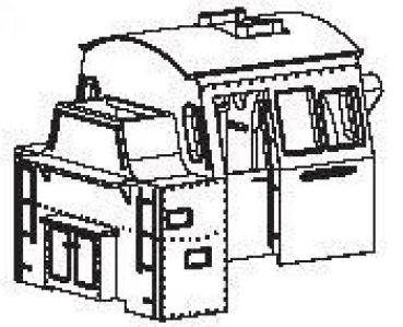 G Piko Ersatzteile D DB Dampflokomotive BR 80 Führerhaus, etc...............................................................