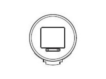 G Piko Ersatzteile D DB Dampflokomotive BR 64 105 Rauchkammerrückwand für Schalter, etc...................................................................