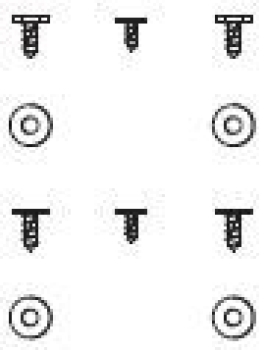 G Piko Ersatzteile D DB Dampflokomotive BR 64 Schrauben für Kuppelstangen, etc................................................