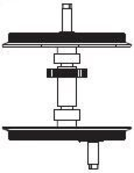 G Piko Ersatzteile D DB Dampflokomotive BR 64 Radsatz mit Haftreifen, etc..............................................