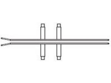 G Piko Ersatzteile D DB Dampflokomotive BR 64 Schleifkohlen mit Anschlusskontakt vorne, etc.............................................................