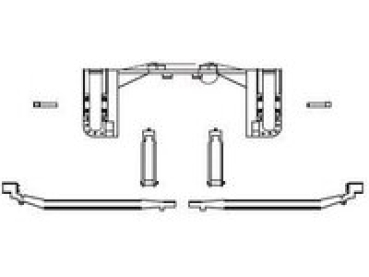 G Piko Ersatzteile Dampflokomotive BR 64, Steuerungsträger- Gleitbahn rechts und links, etc..........................................